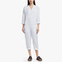 Canvas Linen Jumper In White | James Perse Los Angeles