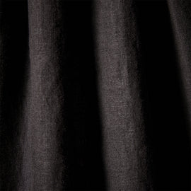 Garment Dye Gathered Dress in Black | James Perse Los Angeles