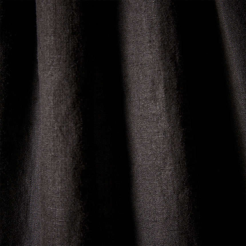 Garment Dye Gathered Dress in Black | James Perse Los Angeles