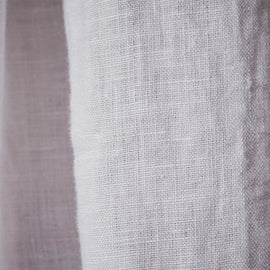 Garment Dye Gathered Dress in White | James Perse Los Angeles