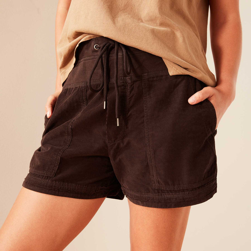 Corduroy Mixed Media Short In Kona | James Perse Los Angeles