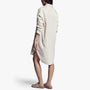 Cotton Military Shirt Dress In Vintage | James Perse Los Angeles