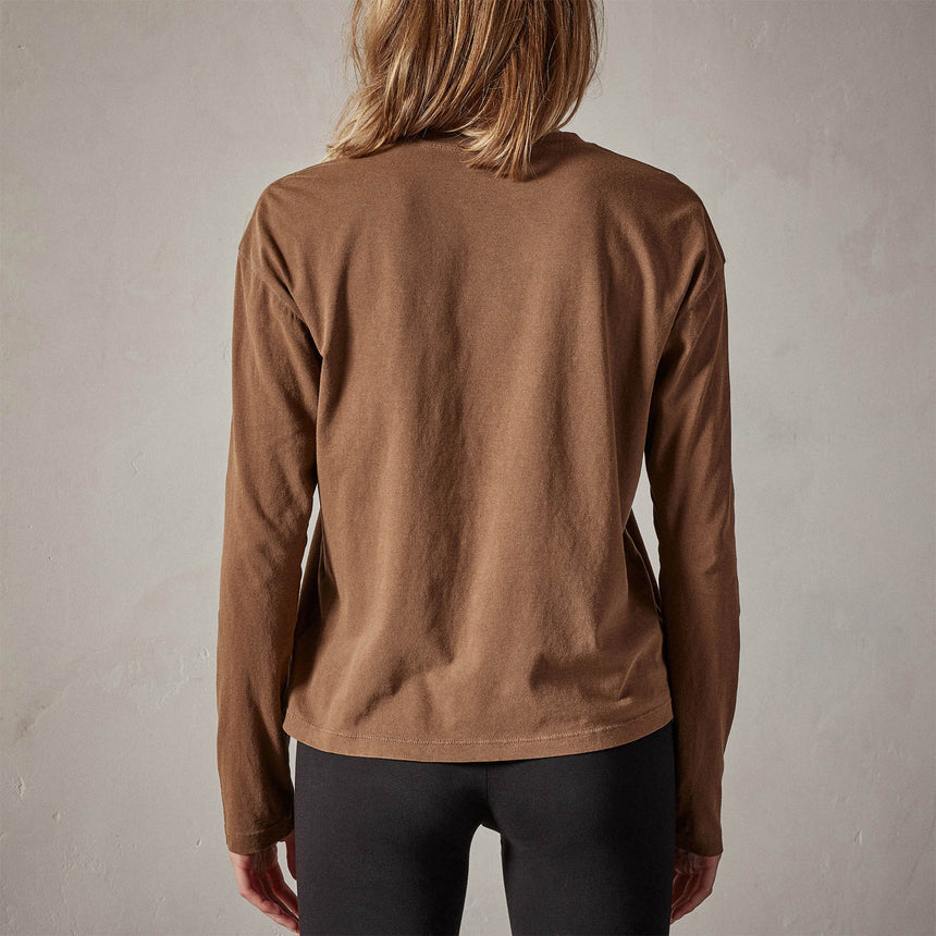 vintage boxy tee gingerbread pigment wlj3113 | James Perse Los Angeles 