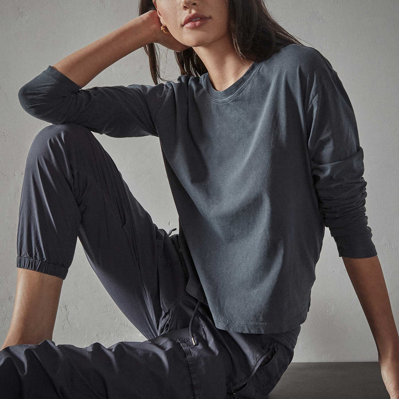 Vintage Boxy Tee in Titan Pigment | James Perse Los Angeles