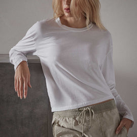 Vintage Boxy Tee - White | James Perse Los Angeles