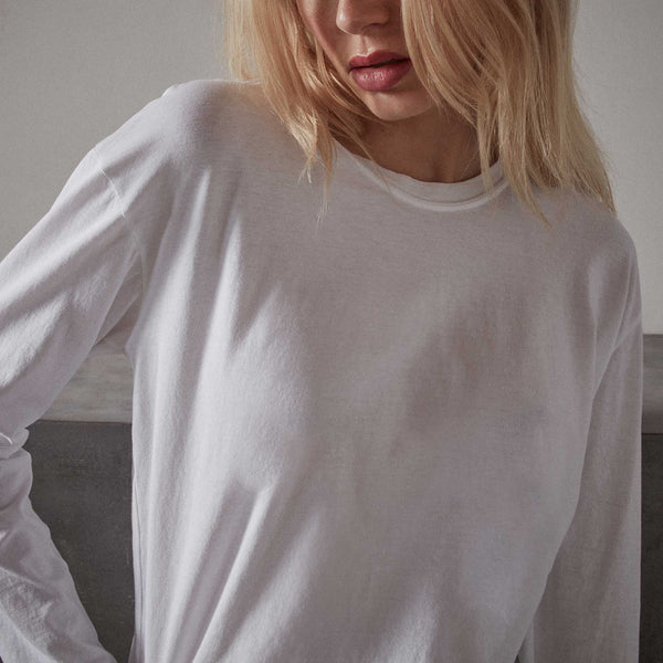 Vintage Boxy Tee - White | James Perse Los Angeles