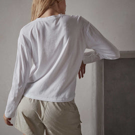 Vintage Boxy Tee - White | James Perse Los Angeles