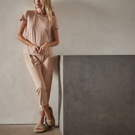 Vintage Little Boy Tee in White Peach Pigment | James Perse Los Angeles