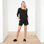 Lightweight Technical Cargo Short In Black | James Perse Los Angeles