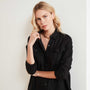 Casual Linen Shirt In Black | James Perse Los Angeles