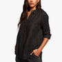 Linen Pocket Shirt In Black | James Perse Los Angeles