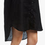 Linen Shirt Dress In Black | James Perse Los Angeles