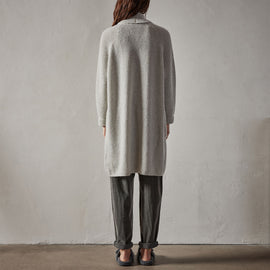 Rib Shawl Open Cardigan in Mist | James Perse Los Angeles