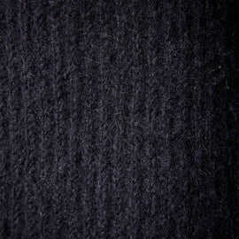 Rib Raglan Crew Sweater in Black | James Perse Los Angeles