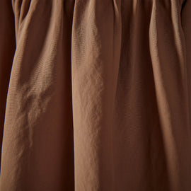 Saddle Shoulder Open Front Dress in Acorn | James Perse Los Angeles