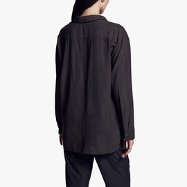 Micro Suede Shirt In Carbon | James Perse Los Angeles