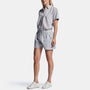 Striped Organza Romper In Black/White | James Perse Los Angeles