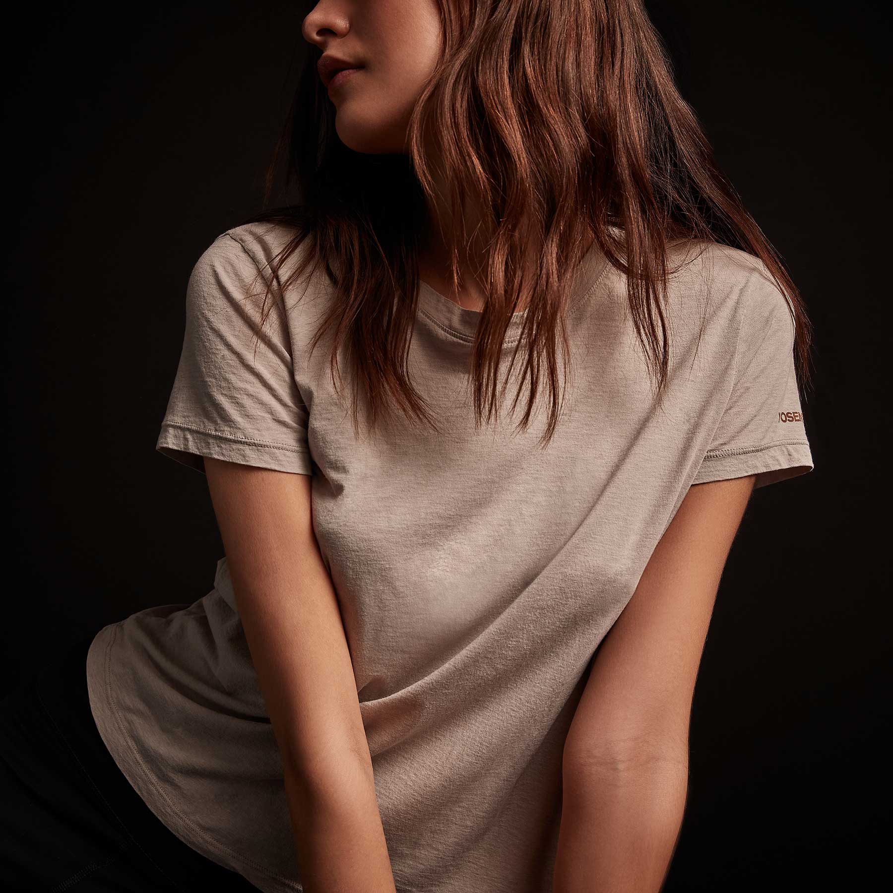 Y/OSEMITE Melange Jersey Tee - Dapple | James Perse Los Angeles