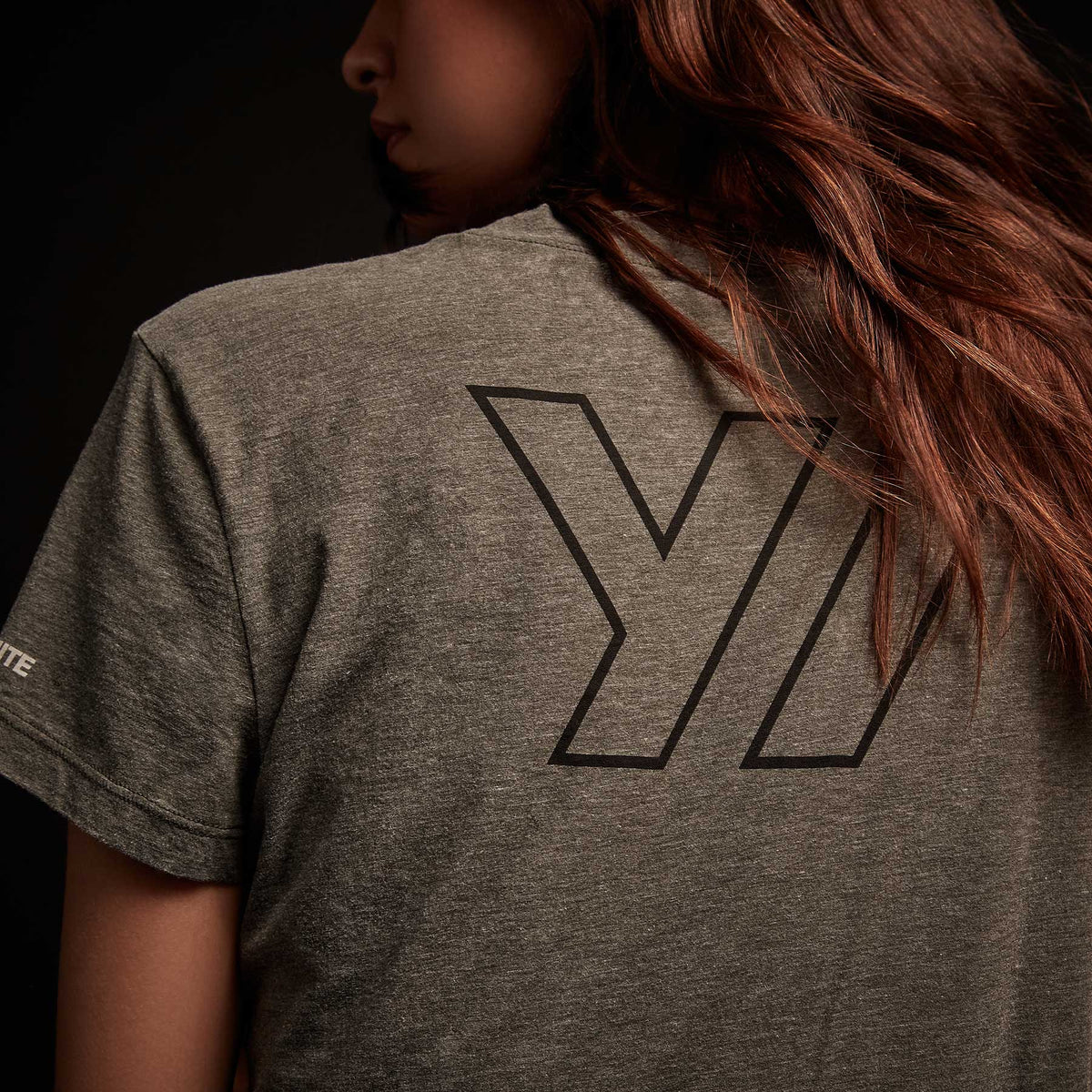 Y/OSEMITE Melange Jersey Tee - Evergreen | James Perse Los Angeles