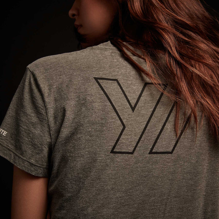 Y/OSEMITE Melange Jersey Tee - Evergreen | James Perse Los Angeles