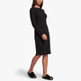 Ribbed Crew Neck Dress In Black | James Perse Los Angeles