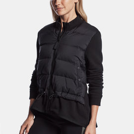 Y/OSEMITE Mixed Media Puffer Jacket In Black | James Perse Los Angeles