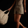 Cotton Oxford Short in Fume Pigment | James Perse Los Angeles