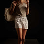 Cotton Oxford Short in White | James Perse Los Angeles