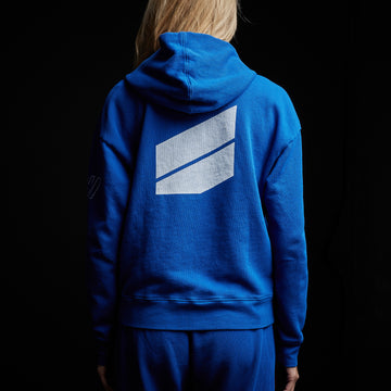 Hoodie James Blue/White Los Angeles | Royal Perse Pullover Y/OSEMITE Graphic -