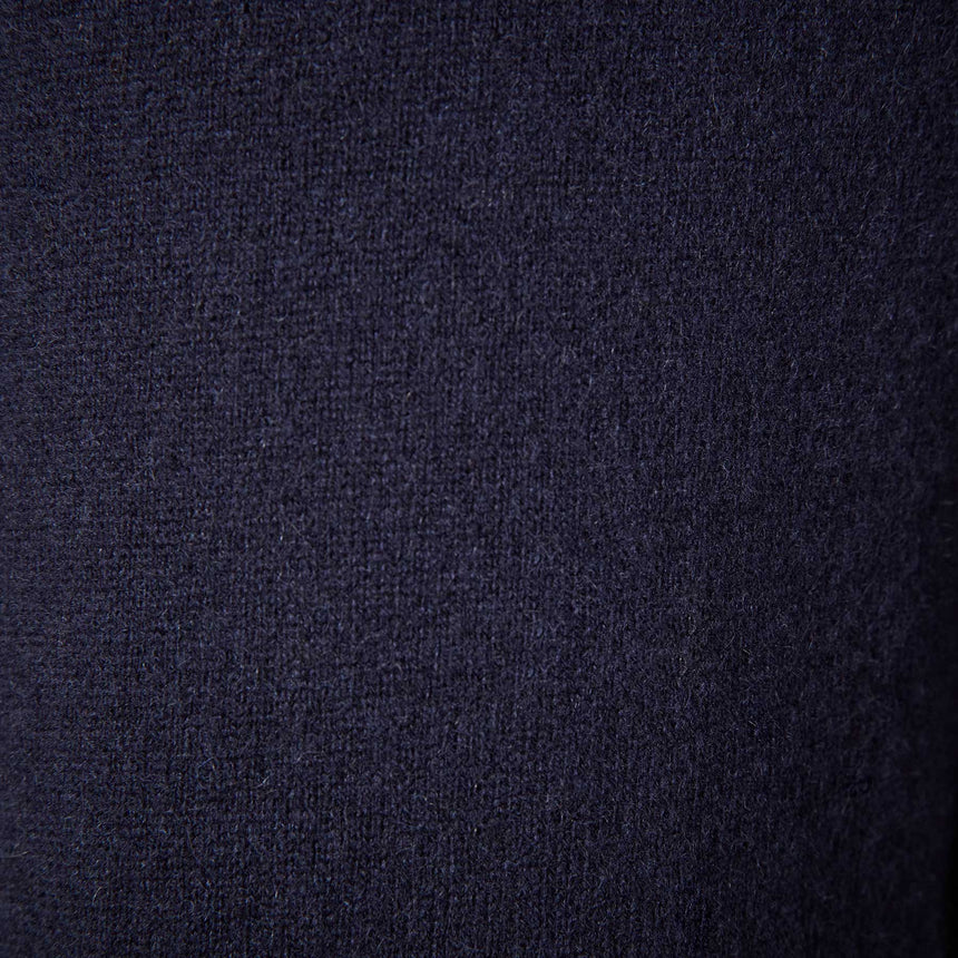 Recycled Cashmere Cropped Pant in Navy Blue | James Perse Los Angeles