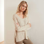Recycled Cashmere V Neck Sweater - Granola | James Perse Los Angeles