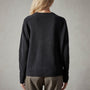 Recycled Cashmere Crew Neck Sweater in Black | James Perse Los Angeles 