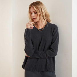 Recycled Cashmere Crew Neck Sweater in Maine | James Perse Los Angeles