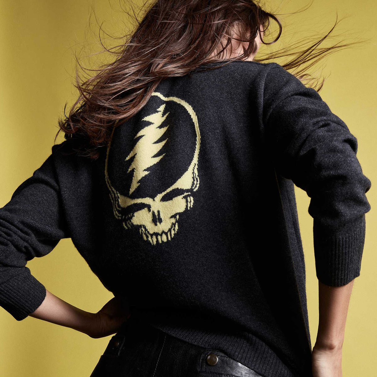 Grateful Dead Pullover Hoody in Anthracite | James Perse Los Angeles
