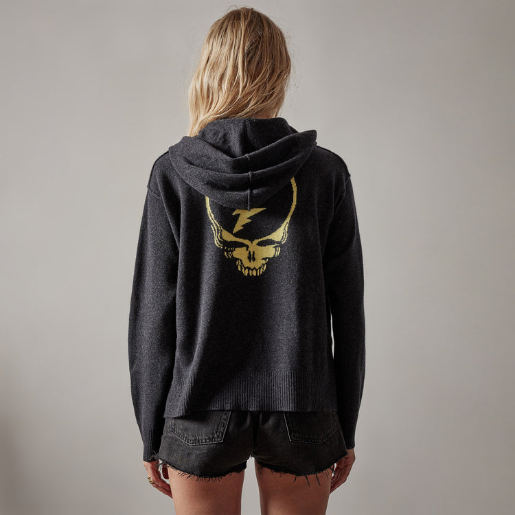 Grateful Dead Pullover Hoody in Anthracite | James Perse Los Angeles