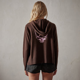 Grateful Dead Pullover Hoody in Black Cherry | James Perse Los Angeles