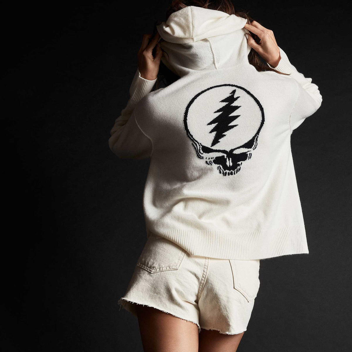 Grateful Dead Pullover Hoody in Ivory | James Perse Los Angeles