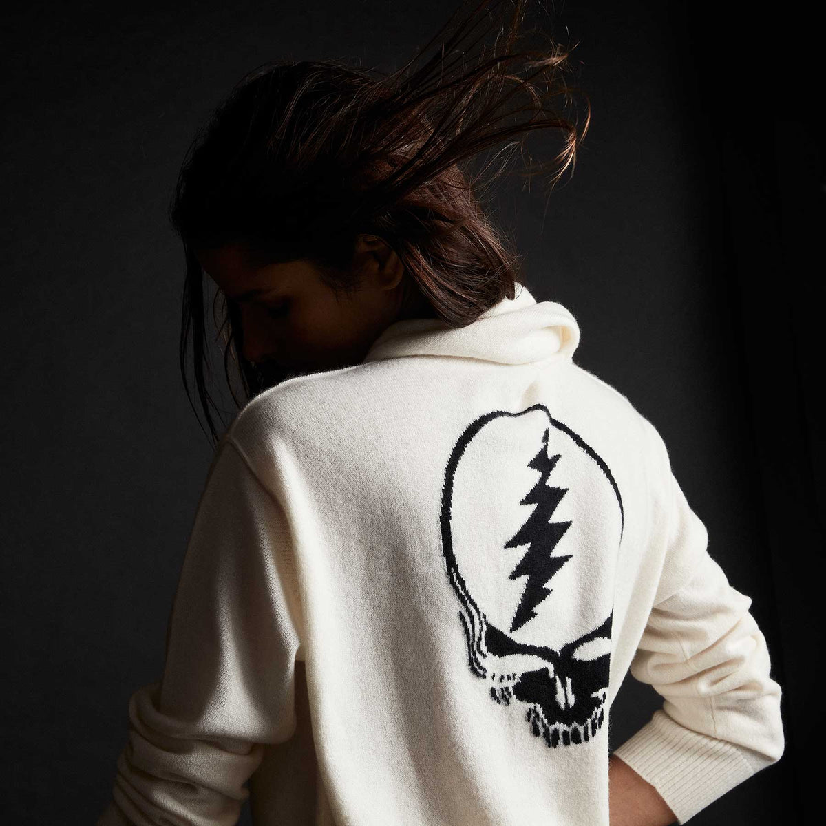 Grateful Dead Pullover Hoody in Ivory | James Perse Los Angeles