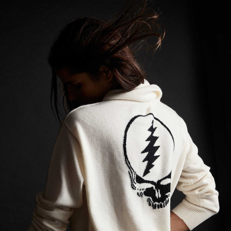 Grateful Dead Pullover Hoody in Ivory | James Perse Los Angeles