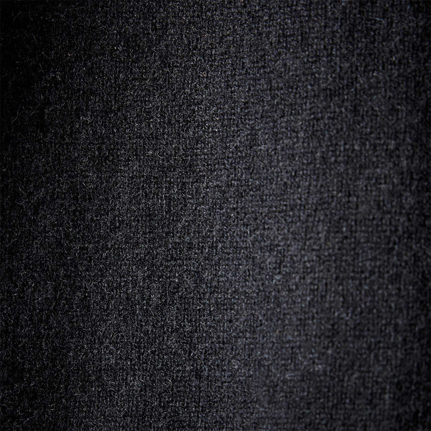 Recycled Cashmere Graphic Pullover Hoodie in Black/Heather Grey | James Perse Los Angeles 