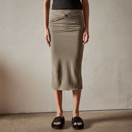 Sunset Skirt in Ammo Pigment | James Perse Los Angeles 