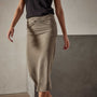 Sunset Skirt in Ammo Pigment | James Perse Los Angeles 