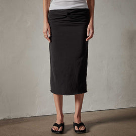 Jersey Tube Skirt in Black | James Perse Los Angeles 