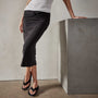 Jersey Tube Skirt in Black | James Perse Los Angeles 