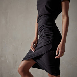 Horizon Skirt in Black | James Perse Los Angeles