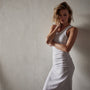 Horizon Dress in White | James Perse Los Angeles