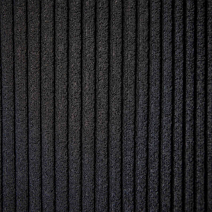 Ribbed Tv Neck Dress in Black | James Perse Los Angeles 