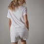 Recycled Lotus Jersey Knit Tee - White | James Perse Los Angeles