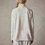 Terry Oversized Funnel Neck in Everest White | James Perse Los Angeles