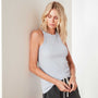 Technical Jersey Ribbed Cut Away Tank In Aura | James Perse Los Angeles